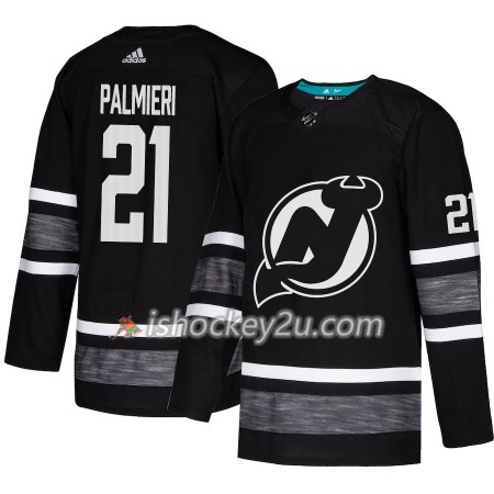 Mænd NHL New Jersey Devils Trøje Kyle Palmieri 21 Sort 2019 All-Star Adidas Authentic